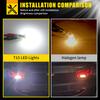 2PCS Canbus T15 W16W LED Car Reverse Back up Lights Lamps 912 921 916 917 920 922 DRL Lights 12V 6000K Super Bright White Bulbs