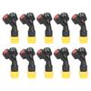 10Pcs Misting Nozzle G1/2 Male Thread Agriculture Garden Irrigation Sprayer Nozzles
