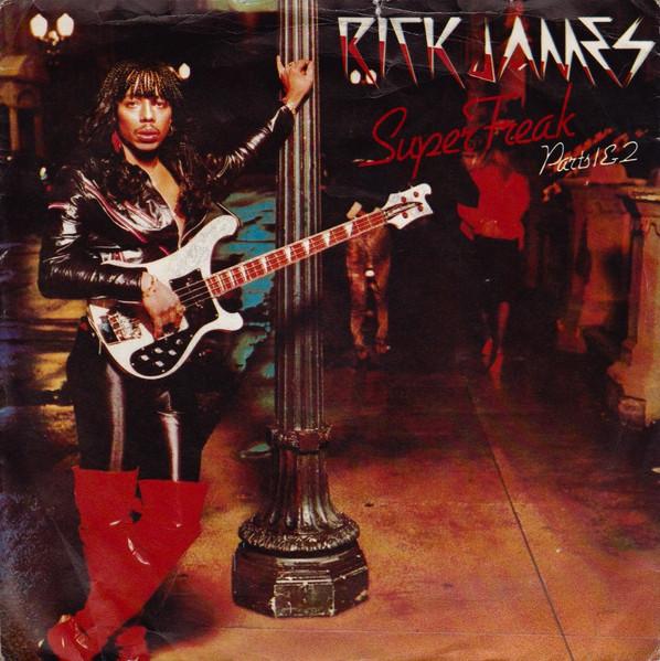 

7inch Record RICK JAMES - Super Freak (Pt. 1) TMG1241 MOTOWN 1981 UK Soul/Funk Used