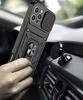 Case for iPhone 16 Pro Max ARMOR SLIDE RING REINFORCED BACK + 9H GLASS