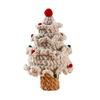 Handmade Knitted Christmas Tree Ornament – Creative Holiday Yarn Decoration For Home, Table, And Gift Display