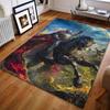 Multiple sizes Knight, horse, red cape Carpet for Living Room Bedroom Sofa Home Decor Rus Non-slip Floor Mat Luxury Gift
