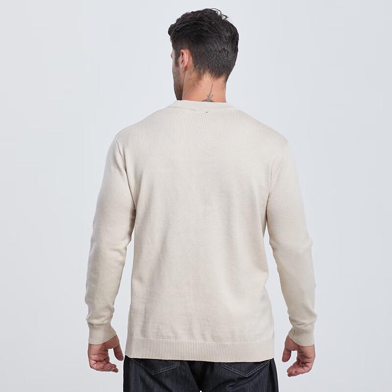Dibenze Men's Plus Size Wool Blend Pullover Sweater