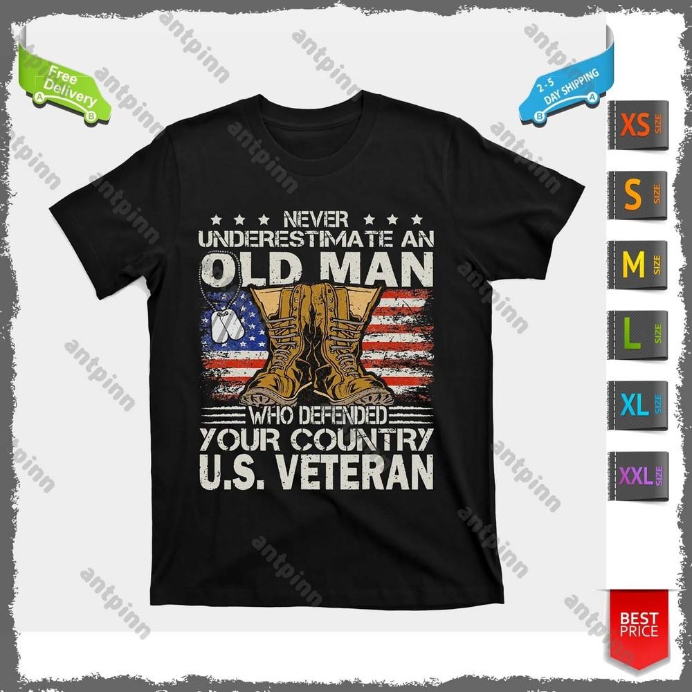 US Veteran Veterans Day Us Patriot T-Shirt For Men Unisex T-Shirt S