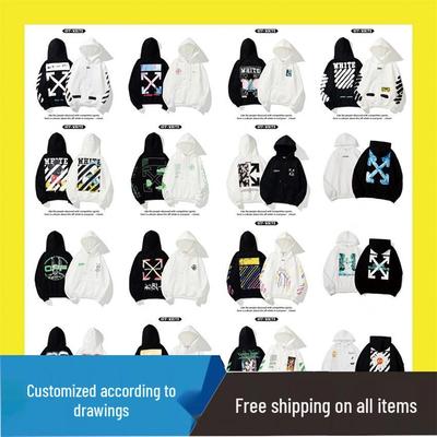 Bluza z kapturem Daisy Donald Duck Collab: Taśma ostrzegawcza i strzałka z lodem