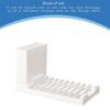 Versatile Use Dish Drying Storage Rack Kitchen Supplies with Protective Skid Feet Large Capacity for Most Kitchens