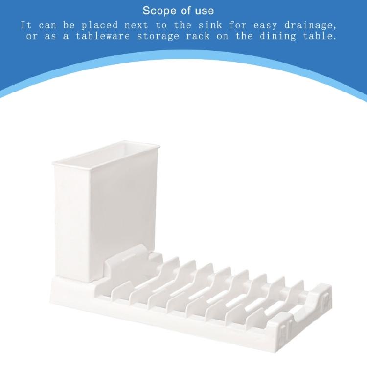 Versatile Use Dish Drying Storage Rack Kitchen Supplies with Protective Skid Feet Large Capacity for Most Kitchens