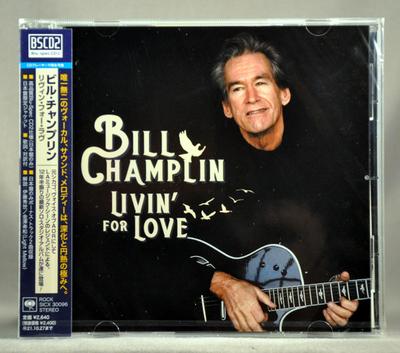 CD BILL CHAMPLIN  Livin For Love SICX30096 Sony Records Nel 2021 Giappone Obi Rock