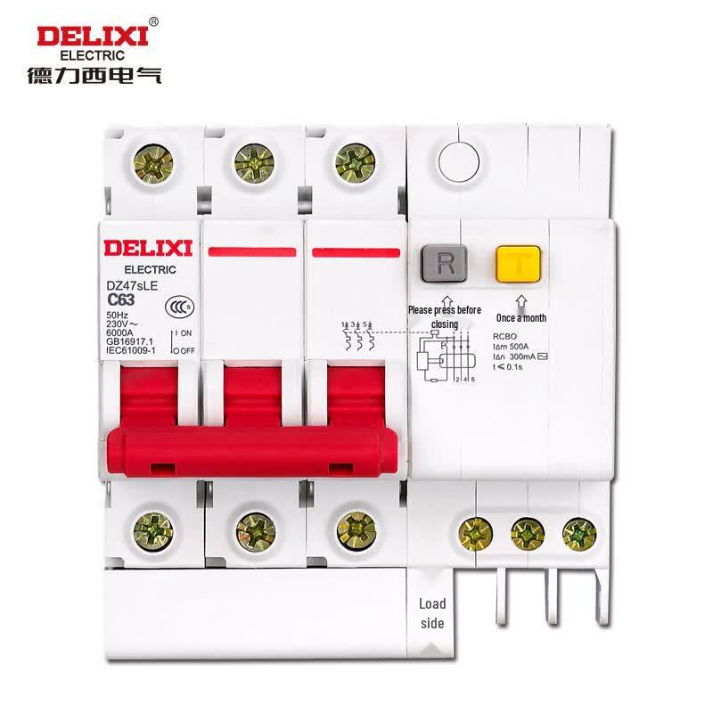 Delixi DZ47sLE Miniature Circuit Breaker with Leakage Protection