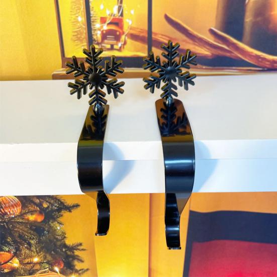 Χριστουγεννιάτικος Γάντζος Κάλτσας Αντιολισθητικός Μεταλλικός Κρεμαστής Κάλτσας Τάρανδος Νιφάδα Χιονιού Χιονάνθρωπος Δέντρο Τζάκι Γάντζος για Κρέμασμα Χριστουγεννιάτικων Στολιδιών Στεφάνια Διακόσμηση Πάρτι