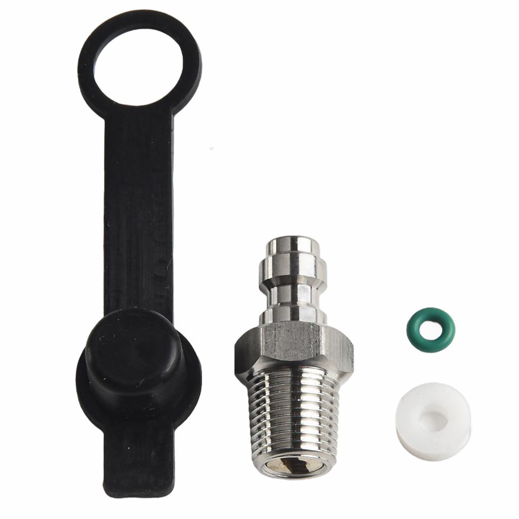Quick Connector Kit Air Hose Fitting With Thread 8Mm Male Valve For Air Hose Accessories Easy Installation
