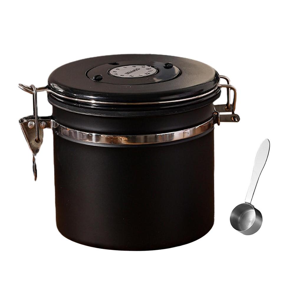 Coffee Container, Household Coffee Bean Sealed Storage Tank Tool, Tea Sugar Canisters, Airtight Storage Tank