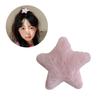 2 Pcs Bride Furry Hair Clip Sweet Girls Star Hairpin Women Girls Kids Headress