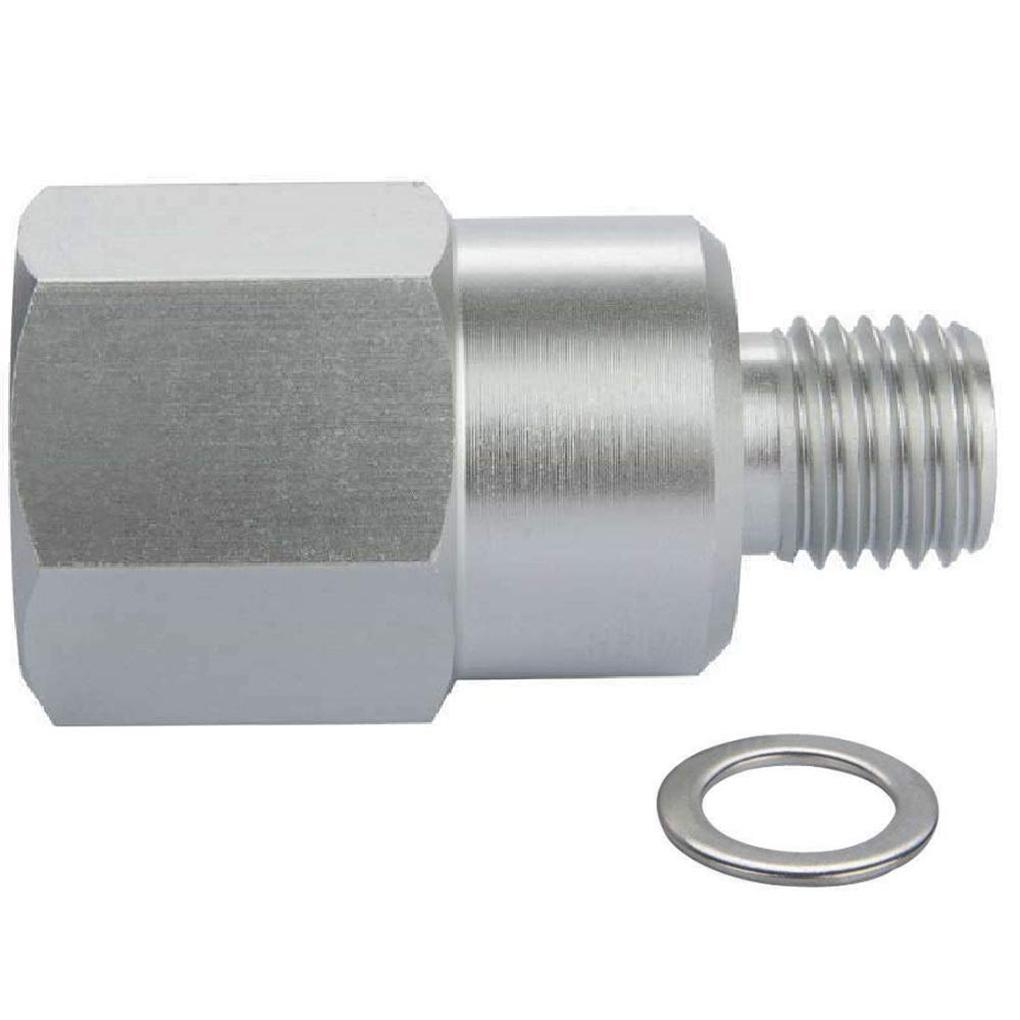 Adapter Sensor 3/8 NPT Engine Temperature M12 1.5 Automobile Coolant Angled Accessories Replacement Aluminium Durable