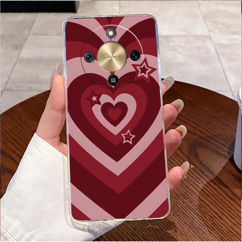 For Honor X9d 2025 Case Clear Luxury Cute Love Rabbit Funny TPU Soft Silicone Phone Case For Honor X9d 5G Transparent Back Cover