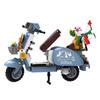 4pcs Trendy Lamb VASPE Motorcycle Building Blocks Assembly Toy for Educational Institutions Gifts Boys Girls