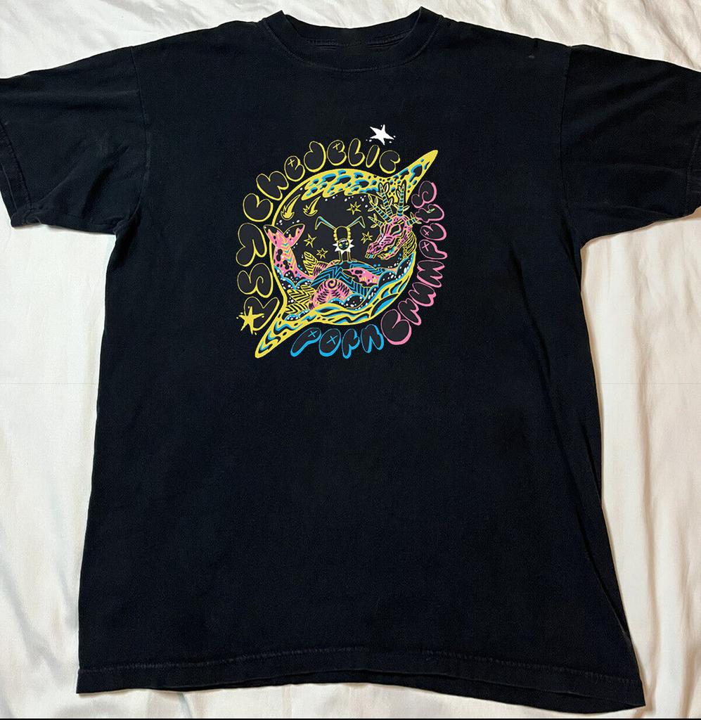 RARE! Psychedelic Porn Crumpetss Black Cotton Shirt All Size S-5XL L45