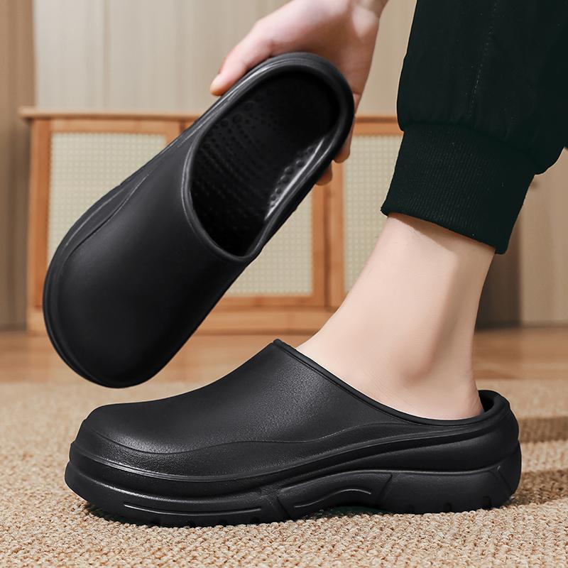 Letní pánské nové pantofle venkovní protiskluzové turistické platformové vnitřní voděodolné dámské EVA integrované kuchařské boty