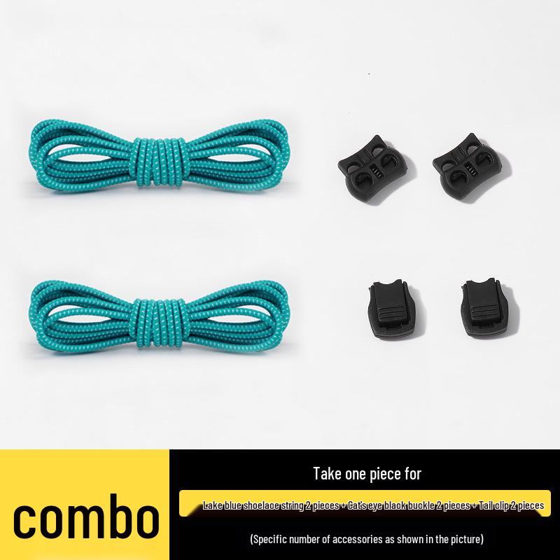No-Tie Elastic Shoelaces for Slip-On Shoes - Unisex Sports Laces, One Pair