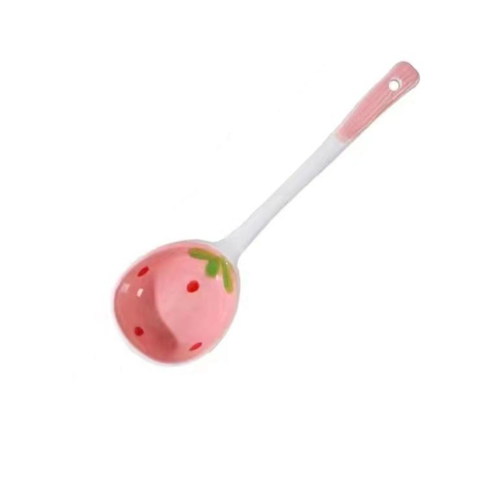 

Високоякісна полунична ложка Побутова кулінарна ложка Нова супова ложка