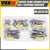 50PCS Stainless Steel Cross Half  Round Head Self Tapping Screws