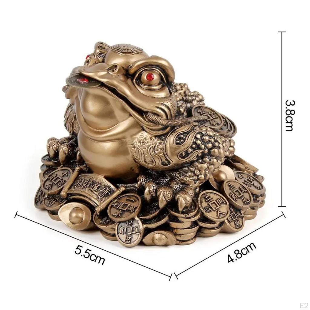 Feng Shui Reichtum Glück Kröte Figur Schreibtisch Dekoration für Home Office Dekor