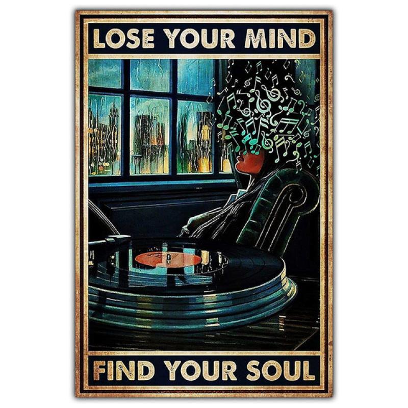 Vintage Abstrakte Kunst Figur Leinwandbild Mode Wandkunst Poster Schallplatte Musik Tänzer Wohnzimmer Heimdekoration Wandbild