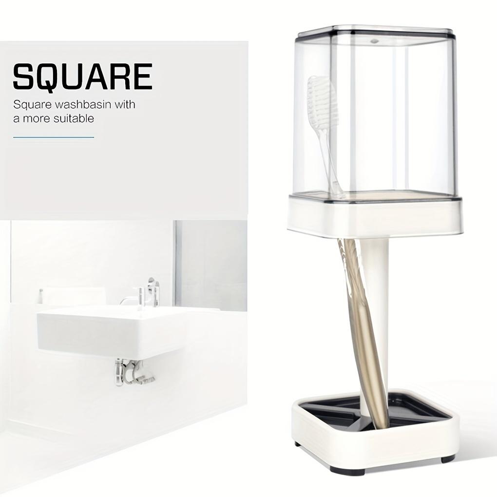 Органайзер-держатель для зубных щеток - пластиковая подставка для зубных щеток и зубной — фото 4