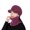 New Versatile Wool Hat for Autumn and Winter Women's Fashionable Thickened Warm Knitted Cold Proof Ear Protection Windproof Hat