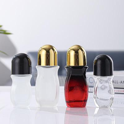 50ml Frosted Glass Rollerball Bottle for Essential Oils and Serums