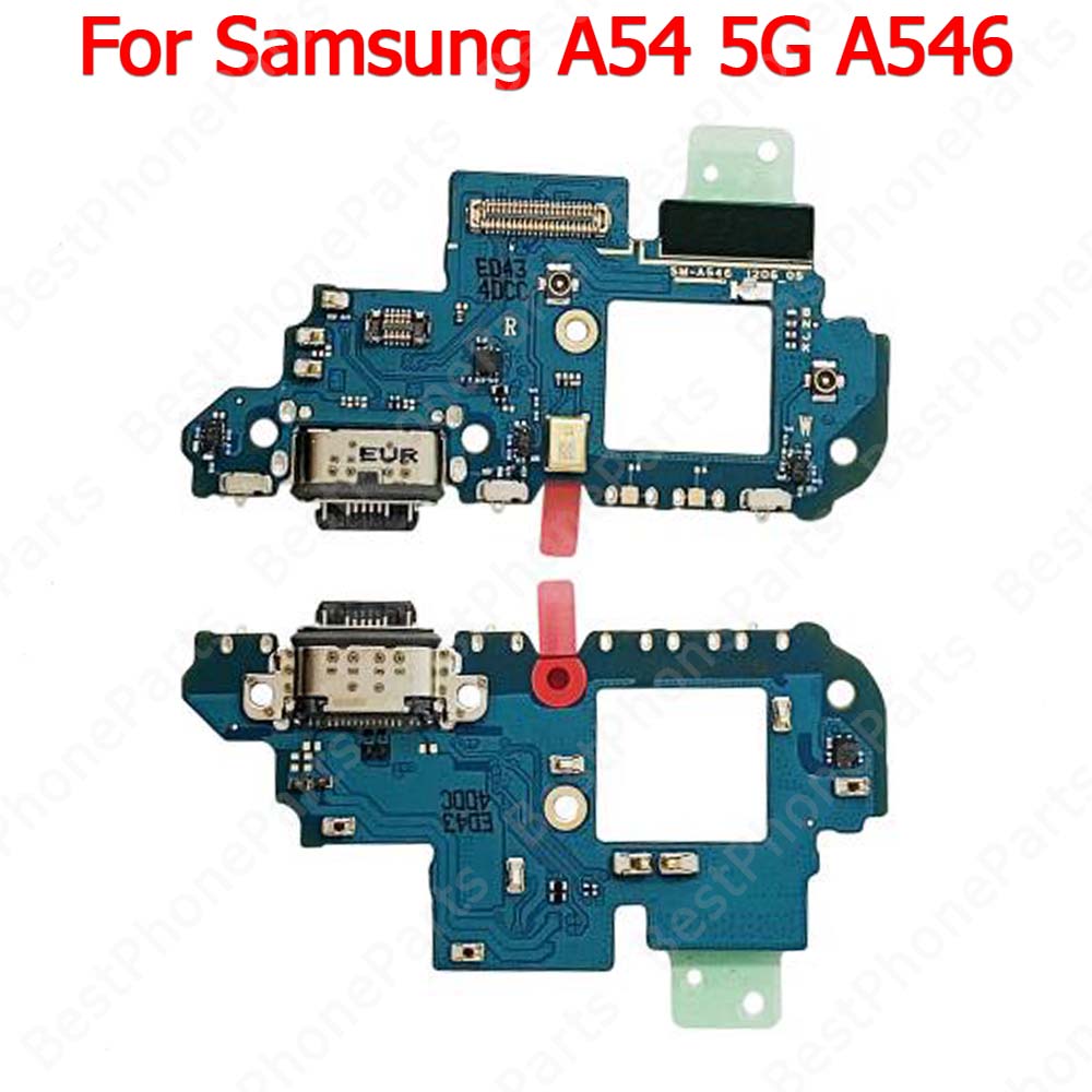 For Samsung Galaxy A04 A04s A04e A14 A24 A34 A54 5G Charging Port Charge Board Plate Ribbon Socket Usb Connector Spare Parts