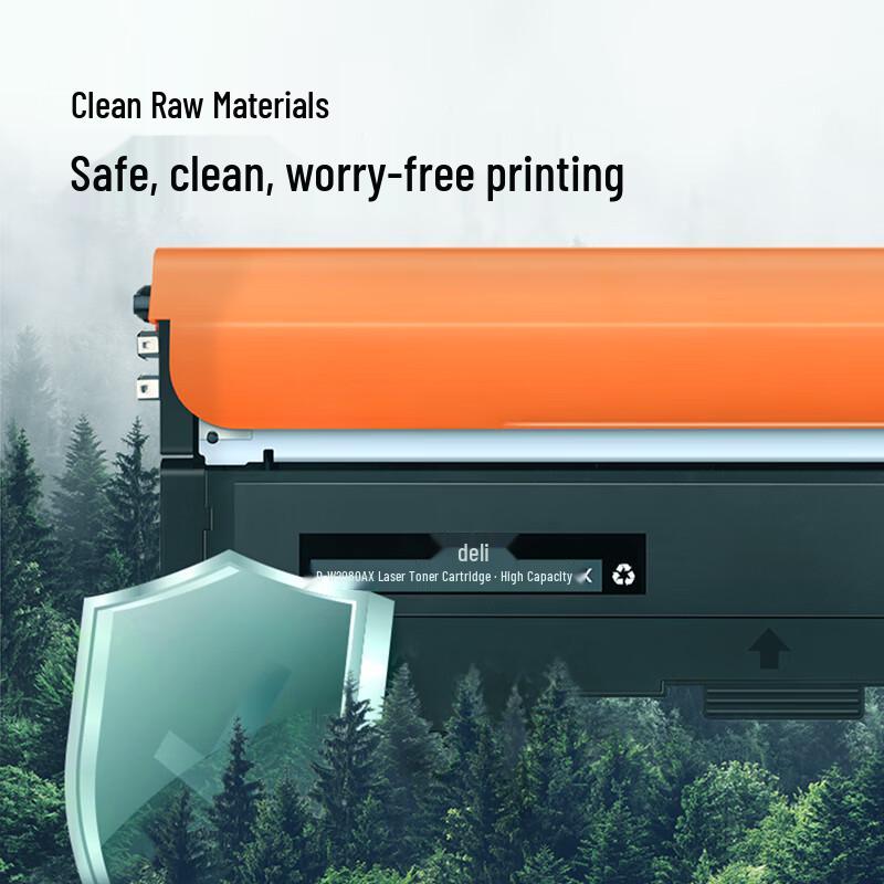 Deli Compatible Black Laser Toner Cartridge for HP Color LaserJet MFP