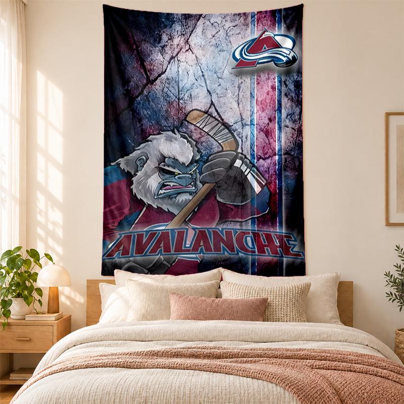 Colorado Avalanche Tapestry highquality for decorating living room bedroom dorm walls ideal as bedroom wallart orholiday gift