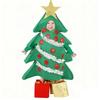 Tree Shaped Christmas Performance Costume With Footwear Gift Shaped Shoes Christmas Tree Suit Funny Happy Family Look