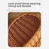 Faux Rattan Wandkorb Handgeflochten Geflochtener Aufbewahrungskorb Wohnraumaufbewahrung