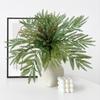 Artificial Green Plant Mimosa Herb Silicone Leaves Greenery Artificial Plants Fake Boston Fern for Home Indoor Outdoor Decor