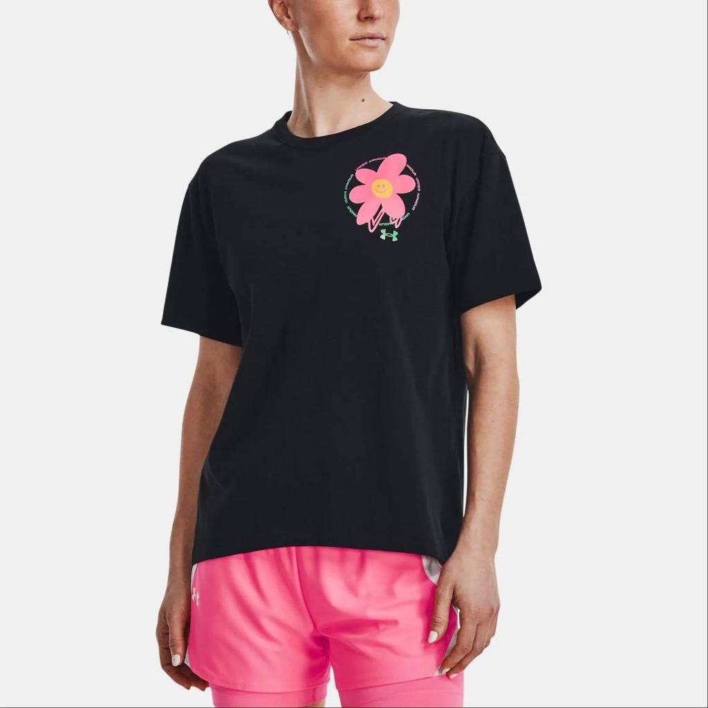 Under Armour T Shirt Women's Black (Unisex) T-Shirts 1376472 001