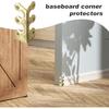 Skiffers Baseboard Corner Protectors | 20Pcs Solid Brass Skirting Board Corner Protector | Vintage Metal Aesthetic Home Decor Accessories for