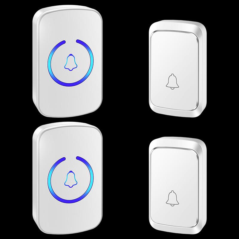 Long-Range Wireless Elderly Call Button Doorbell with Music & Remote Control