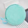 Solid Color ID Card Bag Plush Keychain Wallet New Coin Purse  Travel