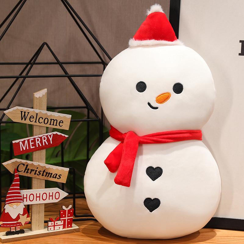 Santa Plush Adorable Claus Doll Snowman Stuffed Room Toys Kids Gift Christmas