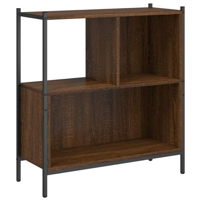 VidaXL Bookcase Brown Oak 72x28x77.5 Cm Engineered Wood 838882