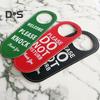 Do Not Disturb Door Hanger Double-sided Faux Leather Welcome Please Knock Home Office Door Handle Sign Hanging Decoration Ornament