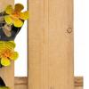 Solar Butterfly Hanging Art Light Weather Resist Outside Fence Illuminated Sconce Rust Proof for Garden Fence Patio Yard