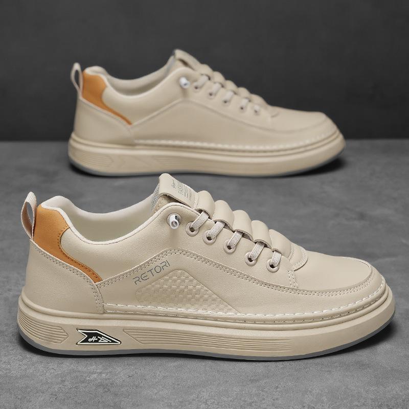Spring Men's Shoes New Breathable Little White Shoes Men's Trend Versatile Platform Sports Shoes Casual Board Shoes Trendy Shoes