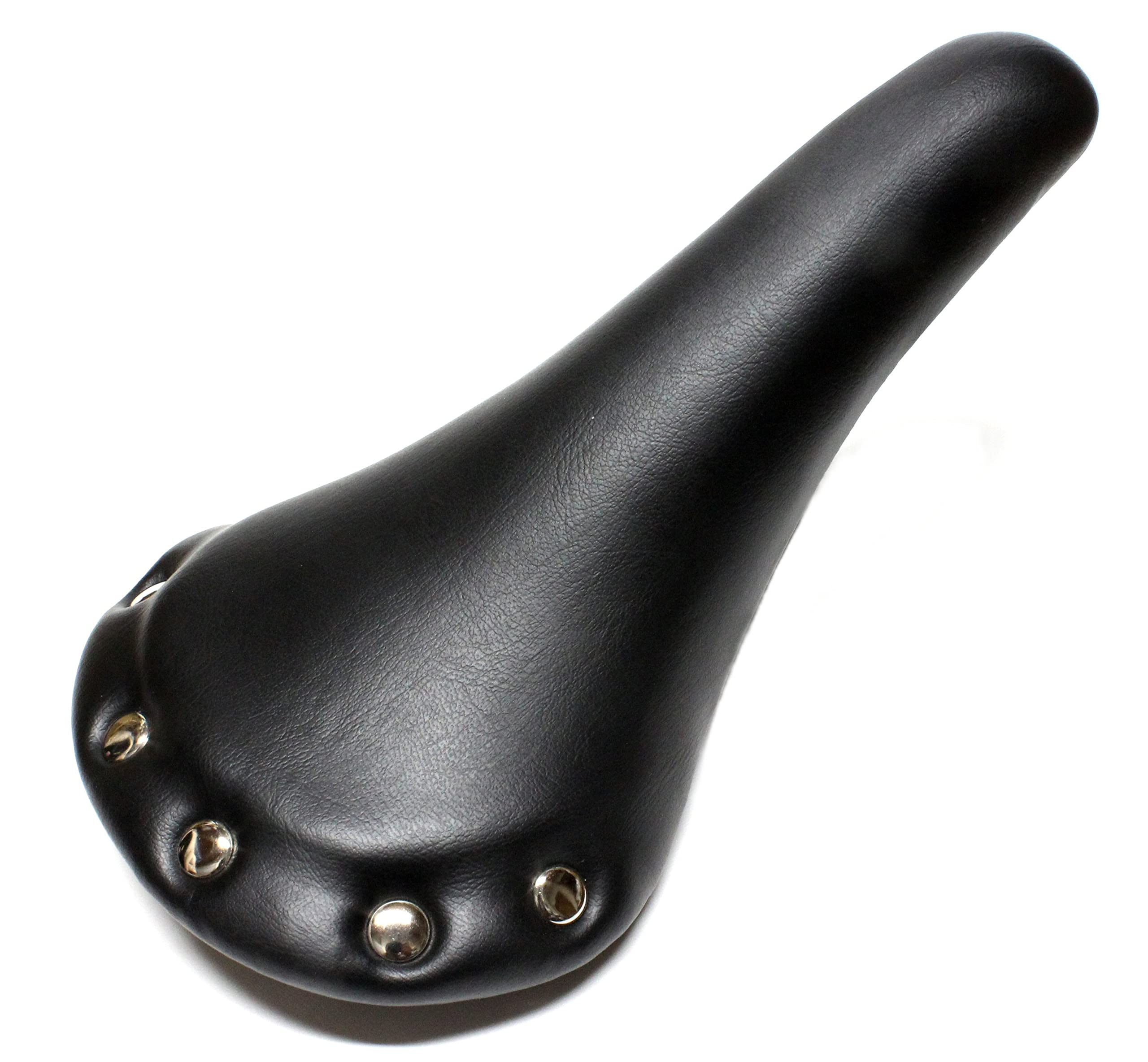 

Road Sports Bicycle Saddle City Bike with Classic Style Studs, (Black) чёрный