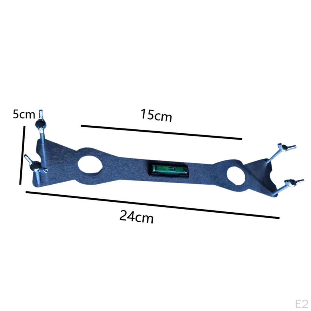 Clé de salle de bain multifonction Outil de mesure de distance et Niveau à eau froide pour