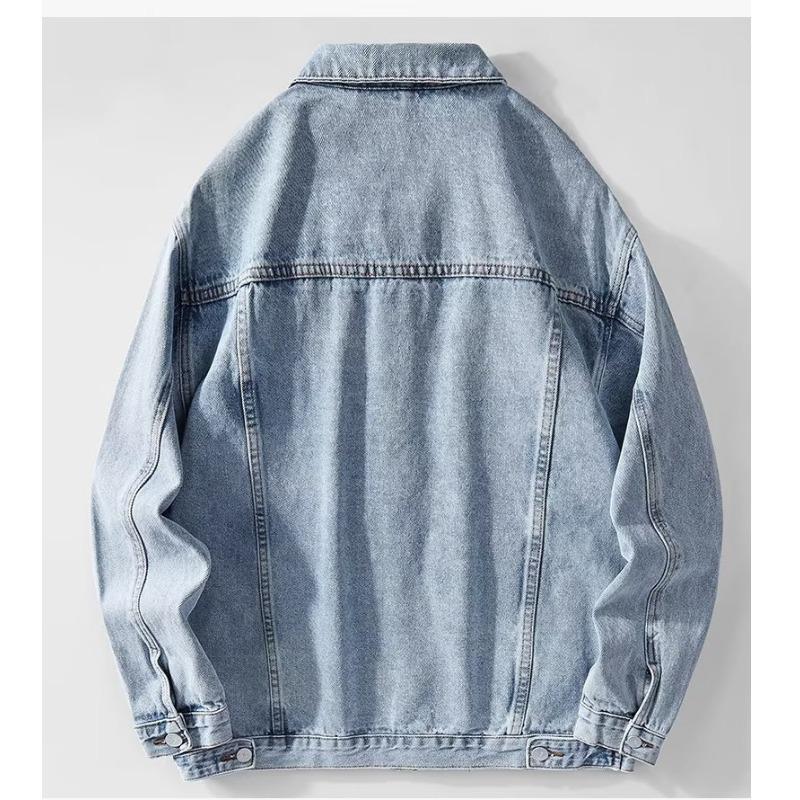 Men's Korean Style Spring Denim Jacket: Trendy, Handsome, Versatile Casual Workwear Top