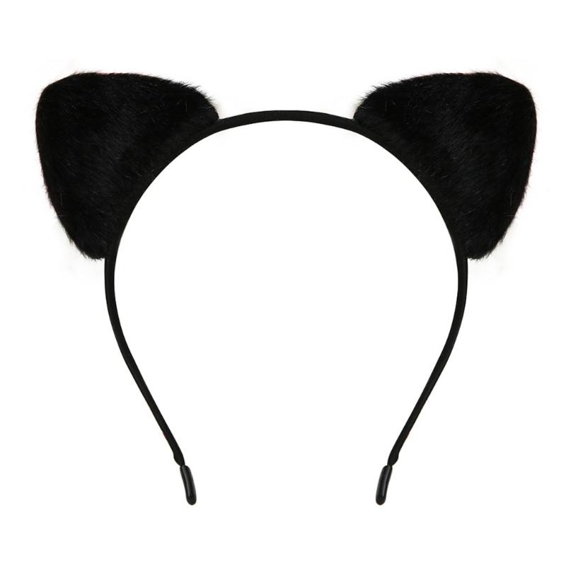 3 Piece Adjustable Plush Cloth Animal Ears Hairband Gentle Baby Toddler Headbands Headwear For Daily Use Daily Play