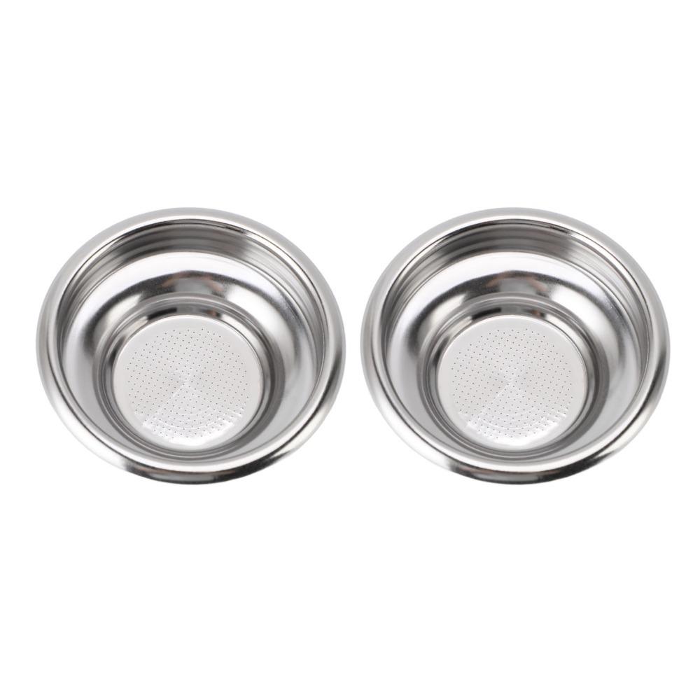 Stainless Steel Portafilter Filter Basket Porous Single Cup Filter Basket Coffee Making